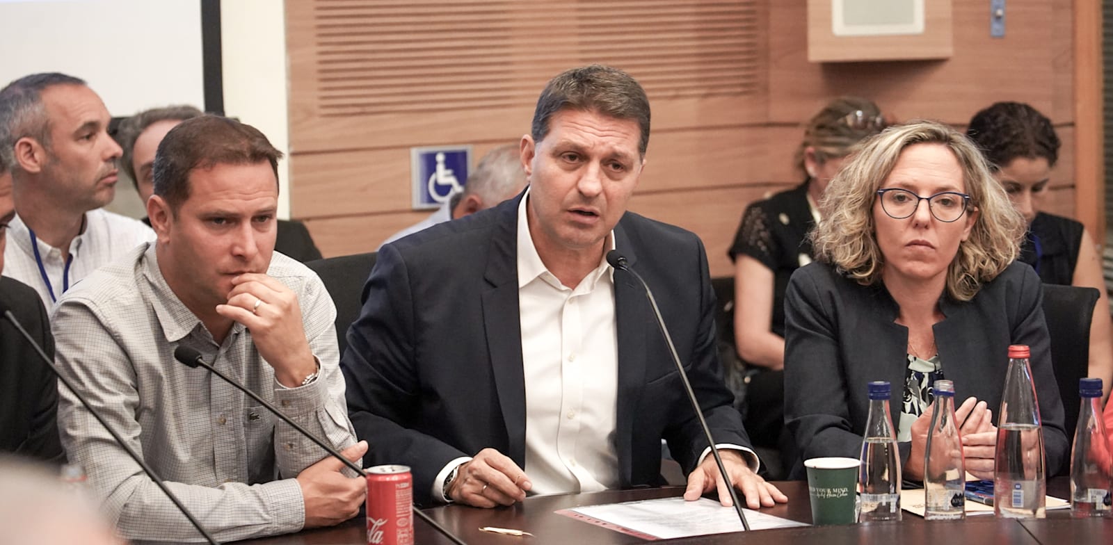 "יו''ר מרכז השלטון המקומי, חיים ביבס, בדיון ועדת הכספים לעניין קרן הארנונה / צילום: דני שם טוב, דוברות הכנסת"