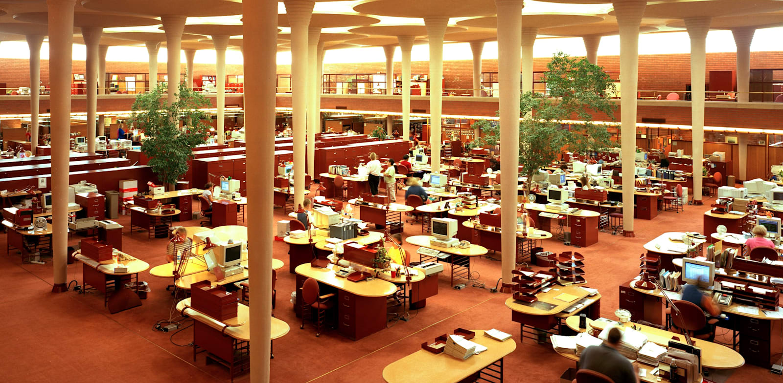 החדר המרכזי בבניין המשרדים של SC Johnson בראסין, ויסקונסין / צילום: ויקיפדיה