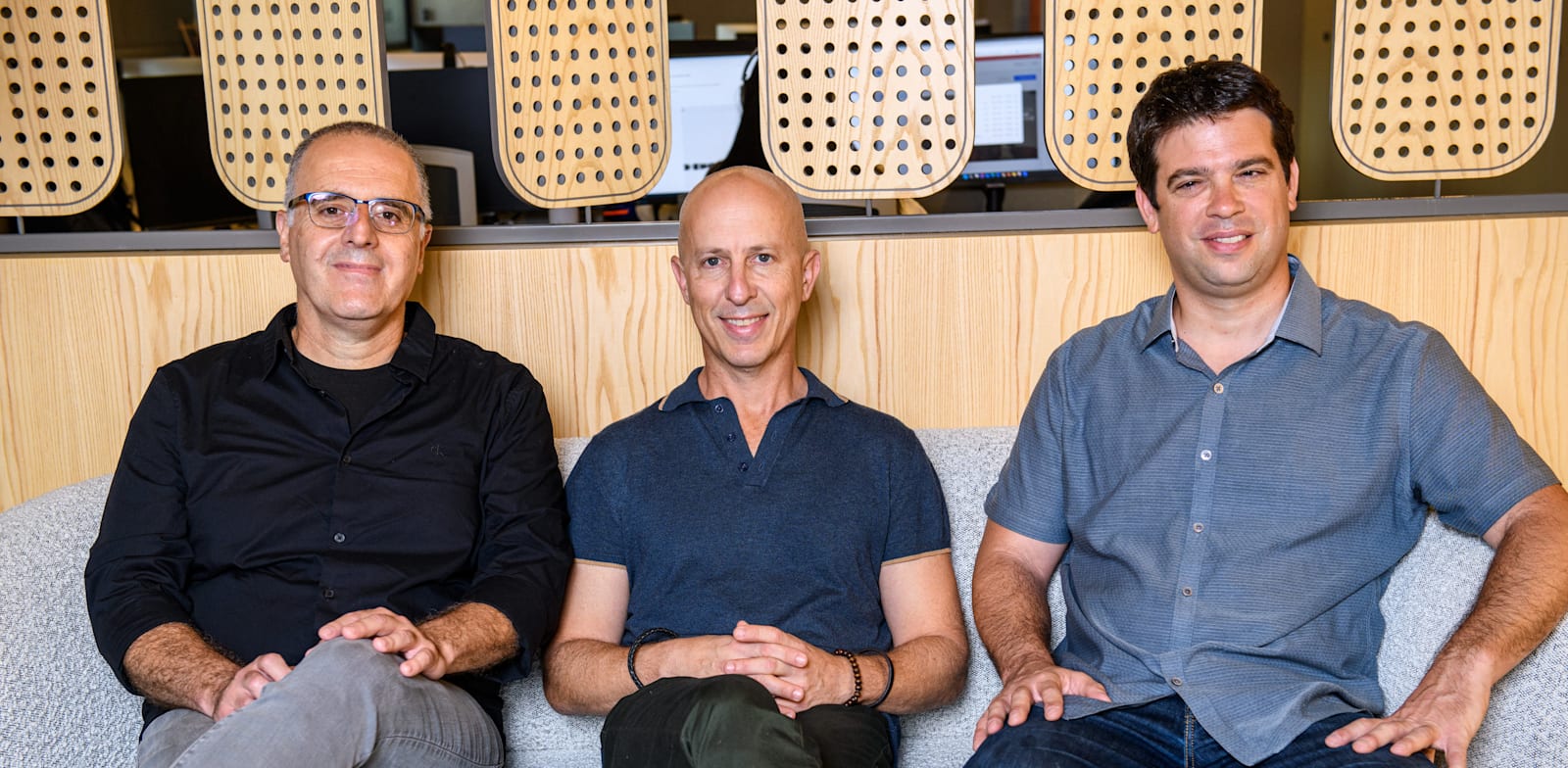 איל באום, ינון דולב ודדי גלעד מטייטו קר וסומפו / צילום: ישראל הדרי