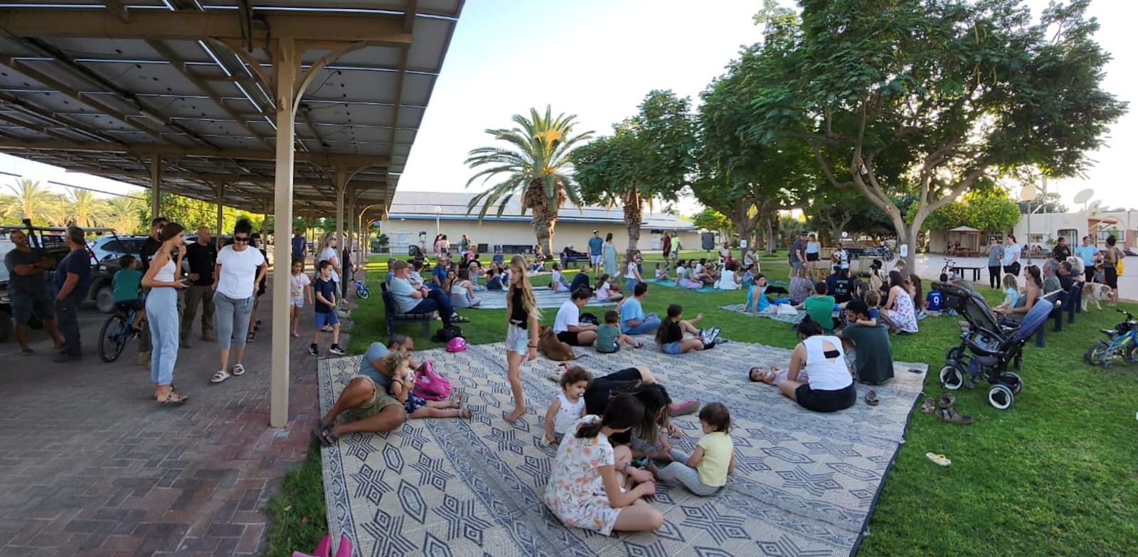 "מפונים במושב צופר. כך יראה מתווה החזרה לעוטף / צילום: נוגה גיבורי, הערבה התיכונה"