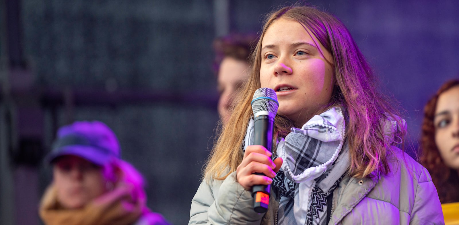 גרטה תונברג בכנס פעילי האקלים באמסטרדם, 12.11 / צילום: Reuters, Richard Wareham