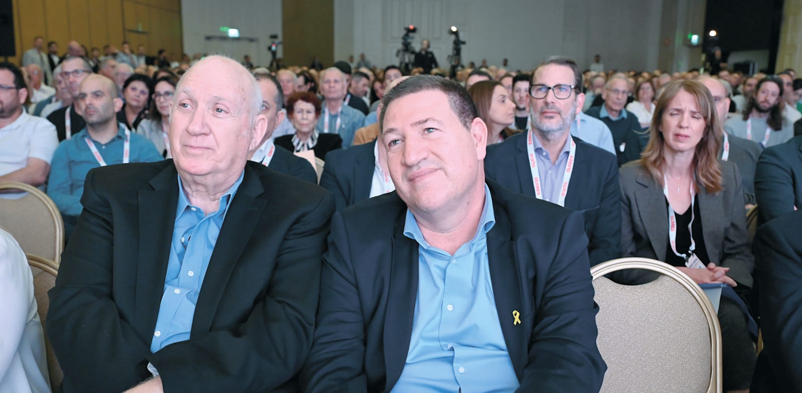 "אורי וטרמן ואיציק אברכהן / צילום: תמר מצפי"