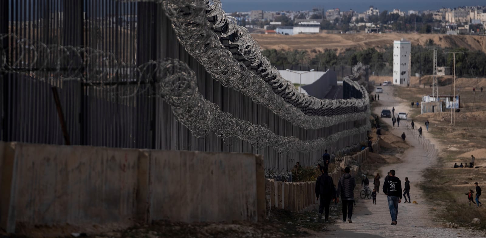 ציר פילדלפי שברפיח, עזה / צילום: ap, Fatima Shbair