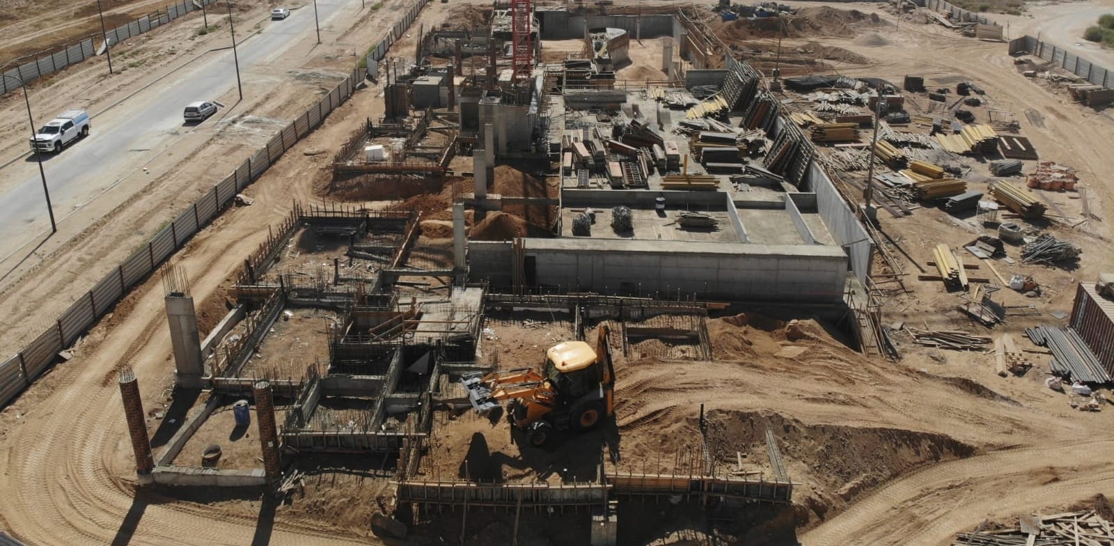 בנייה שהופסקה בדרום הארץ / צילום: באדיבות ארגון הקבלנים