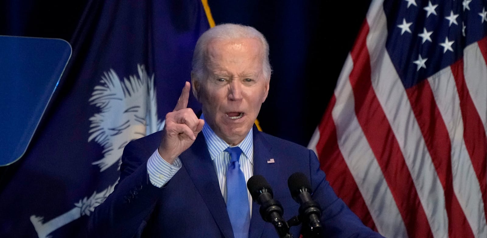 "נשיא ארה''ב, ג'ו ביידן. הוציא צו איסור סחר עם ארבעת המתנחלים / צילום: Associated Press, Jacquelyn Martin"