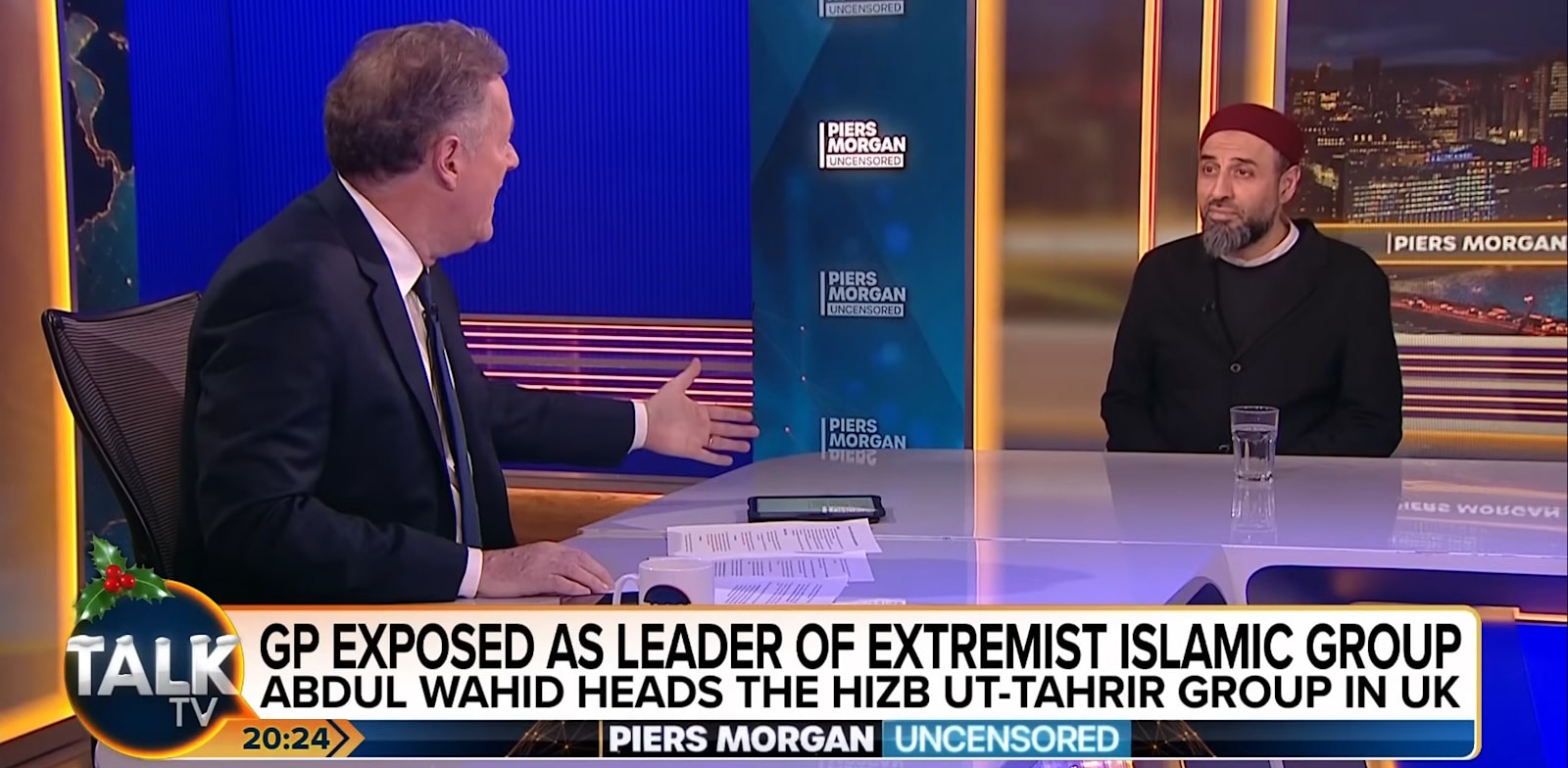 "פירס מורגן מראיין את עבדול וואהיד. 1.2 מיליון צפיות / צילום: צילום מסך"