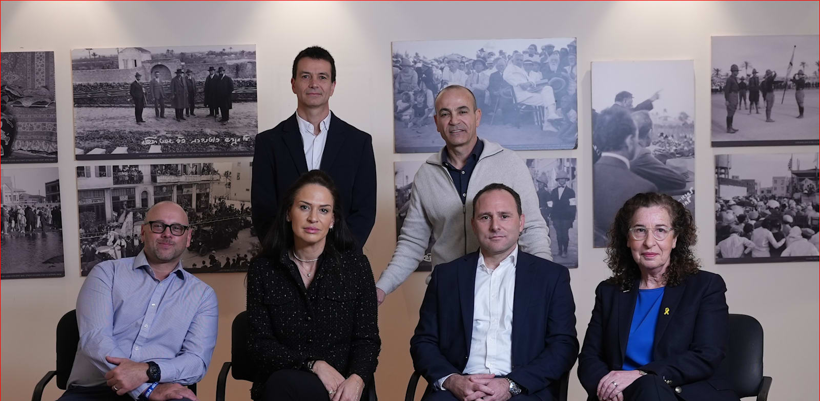 "למעלה מימין: מורן סיטון ורוברט כרמלי. למטה מימין: ענת לוין, בלקרוק ישראל; רועי אבישי, שרודרס ישראל; יפעת אורון, בלקסטון ישראל; נתי גינור, ג'פריס בישראל / צילום: MN תקשורת"