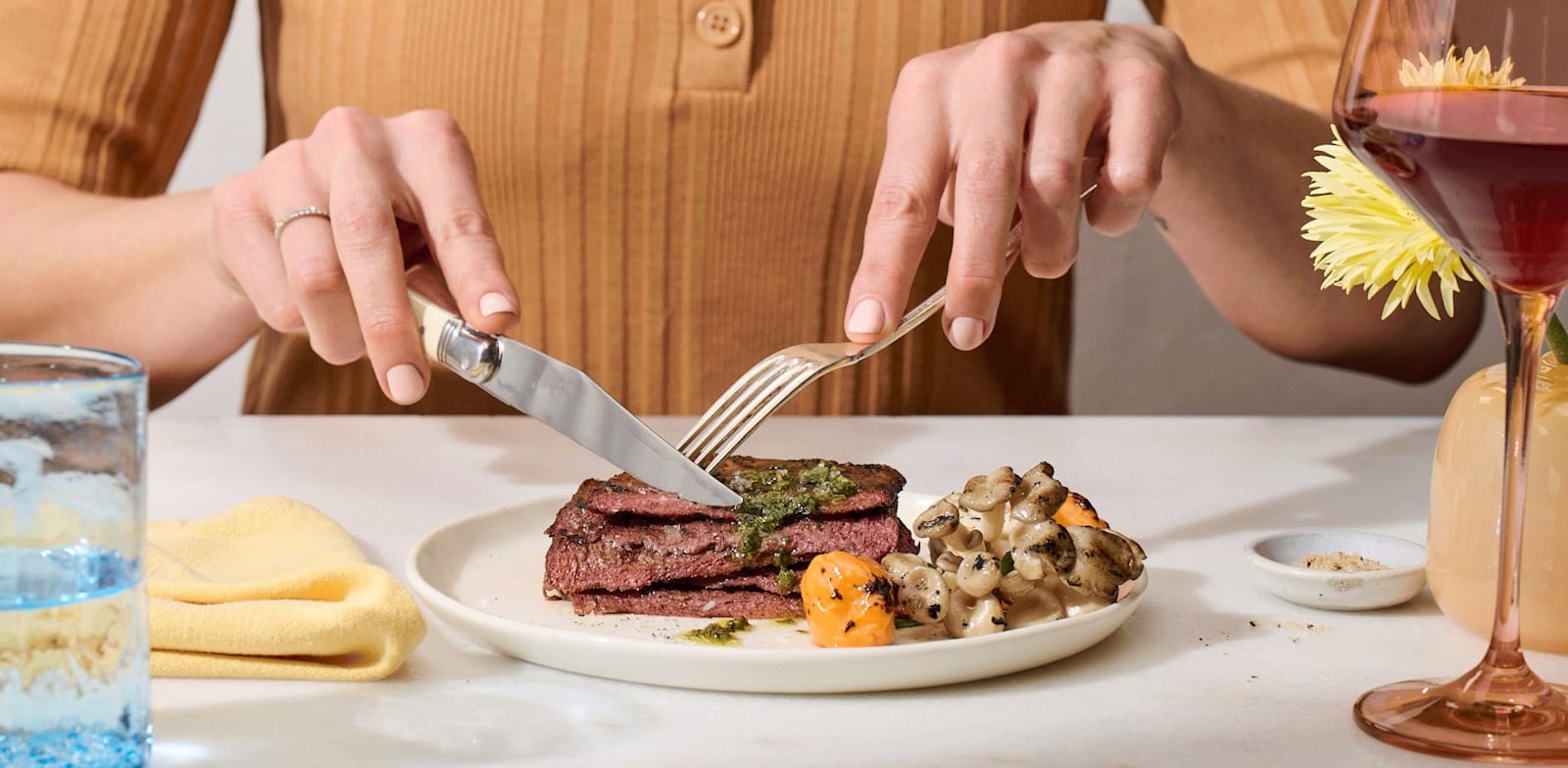 "סטייק מתורבת של אלף פארמס. קיבלה את אישור משרד הבריאות בחודש שעבר / צילום: באדיבות אלף פארמס"