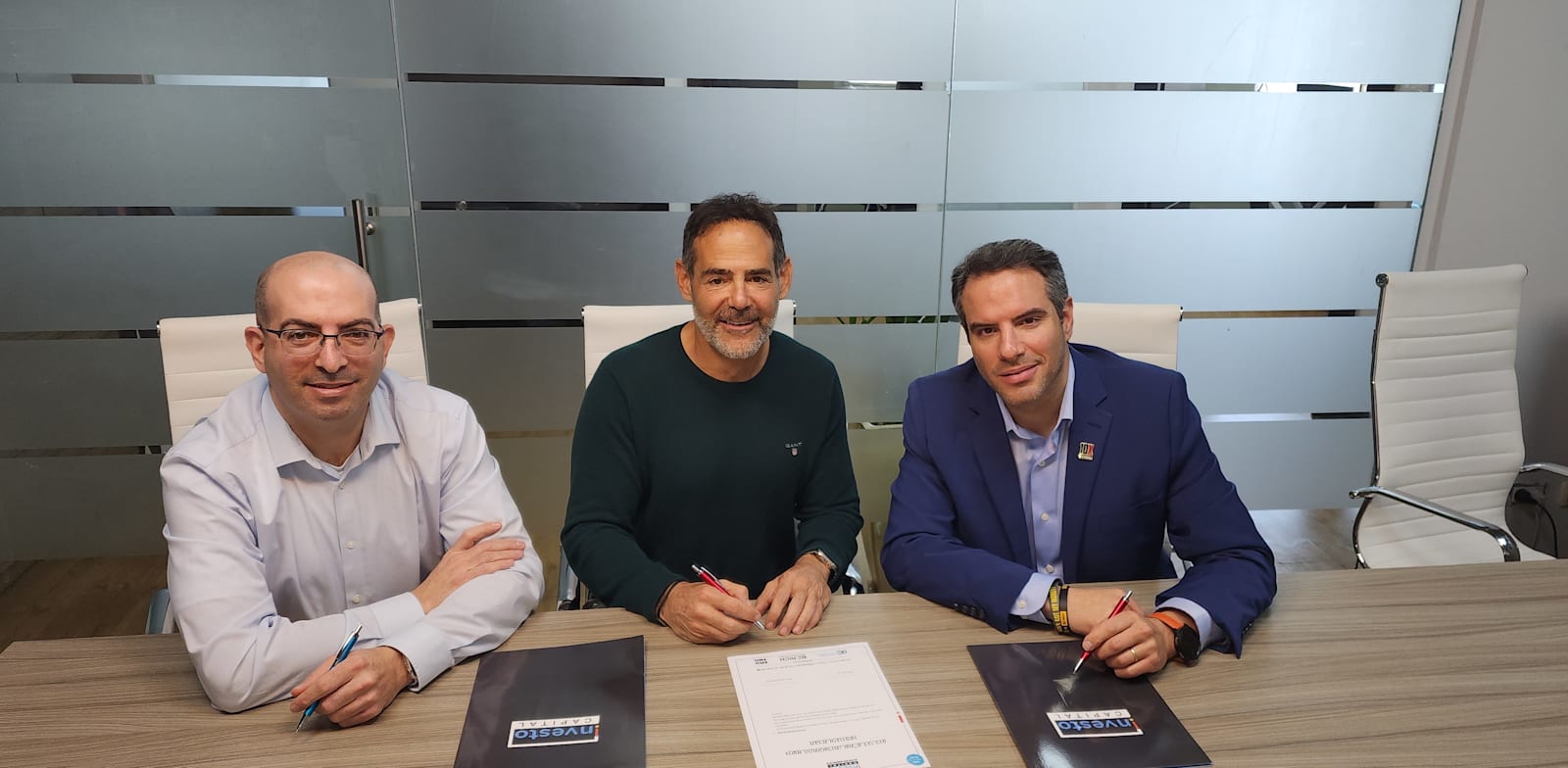 "אוהד ארד, דני רופ ונועם שפלטר / צילום: אינווסטו קפיטל"