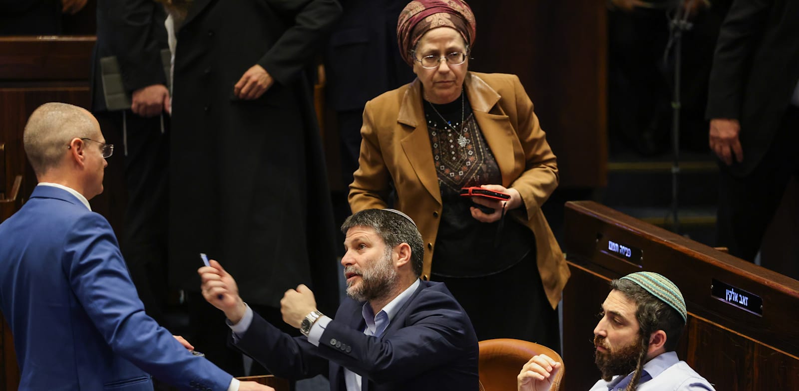 "שר האוצר בצלאל סמוטריץ' במליאת הכנסת / צילום: נועם מושקוביץ', דוברות הכנסת"