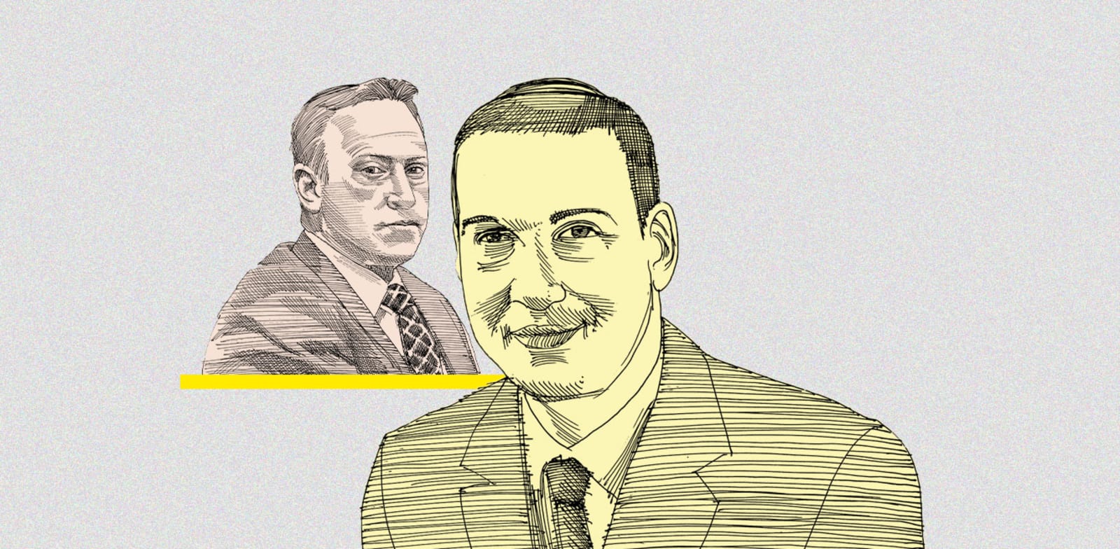 עו''ד ד''ר הראל ארנון וארי הרו, מנכ"ל לשכת נתניהו לשעבר ולימים עד מדינה בתיקי האלפים / איורים: גיל ג'יבלי