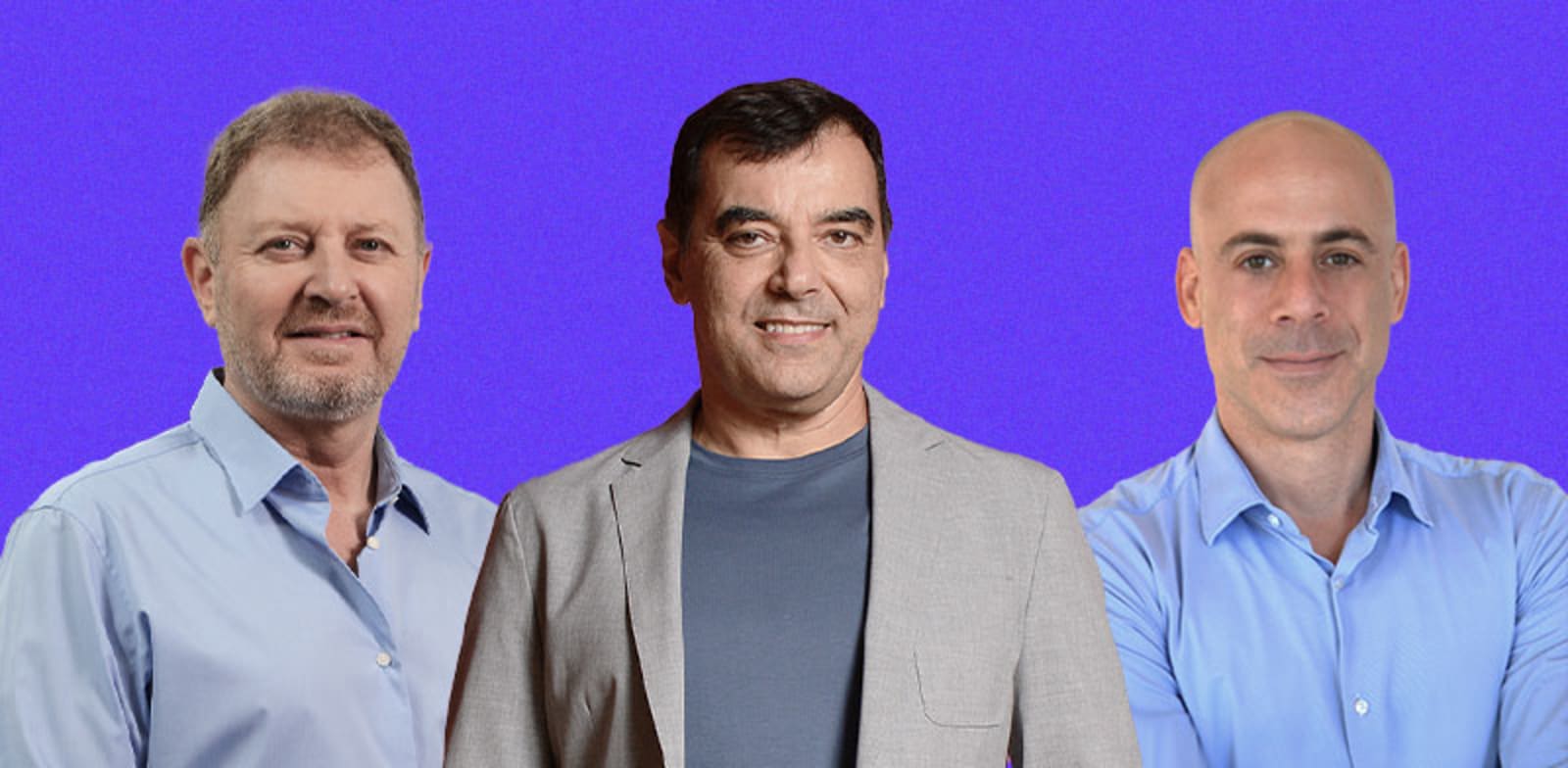 "אלעד צרפתי, אמנון שעשוע וזיו אבירם / צילום: OrCam, איל יצהר"