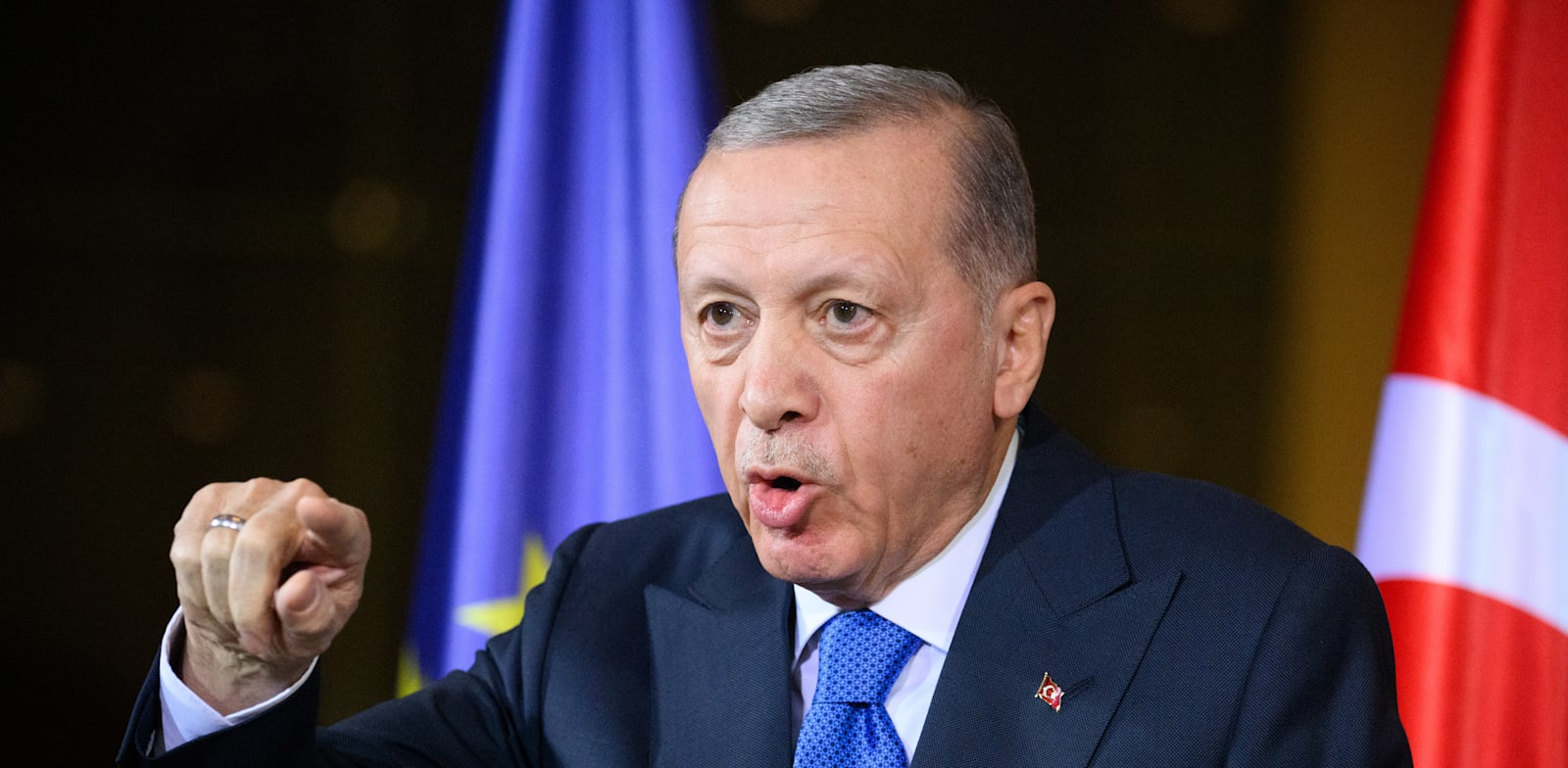 "נשיא טורקיה, רג'פ טאיפ ארדואן / צילום: Reuters, Bernd von Jutrczenka dpa"