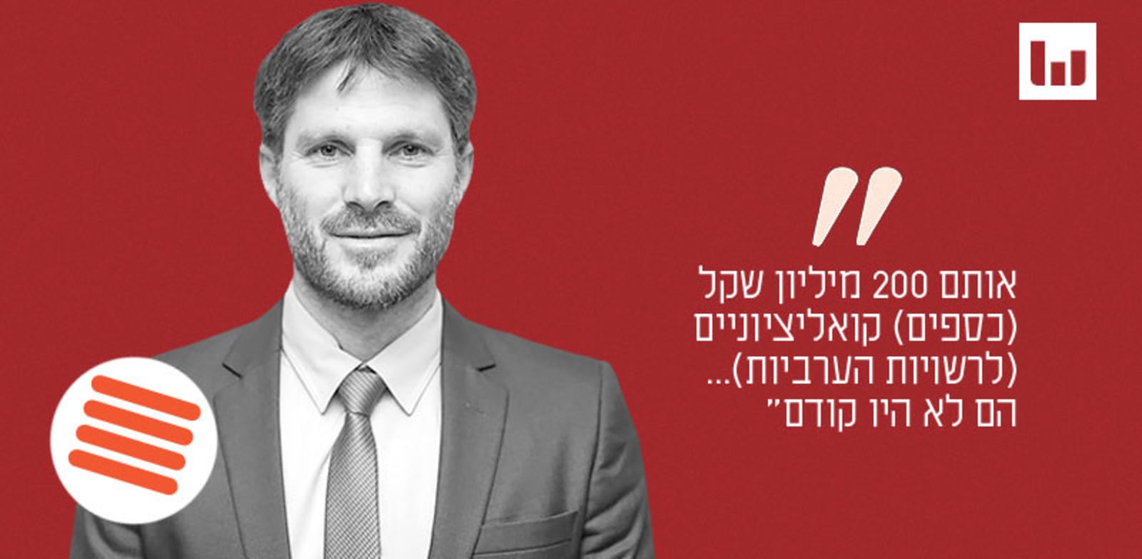 "שר האוצר בצלאל סמוטריץ', הציונות הדתית / צילום: יצחק קלמן"