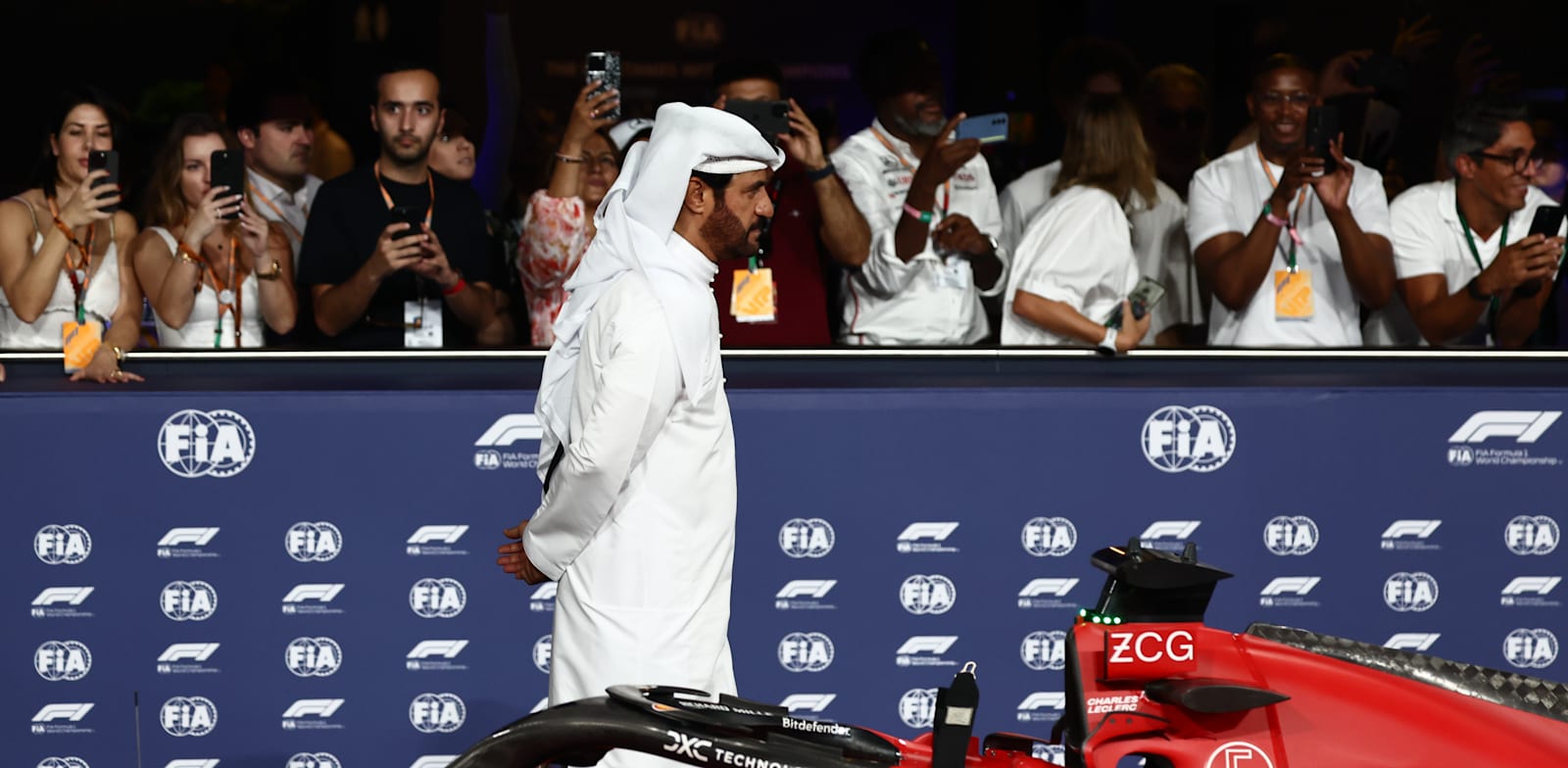 "מוחמד בן־סוליים באירוע הגרנד פרי באבו דאבי / צילום: Reuters, Jakub Porzycki"