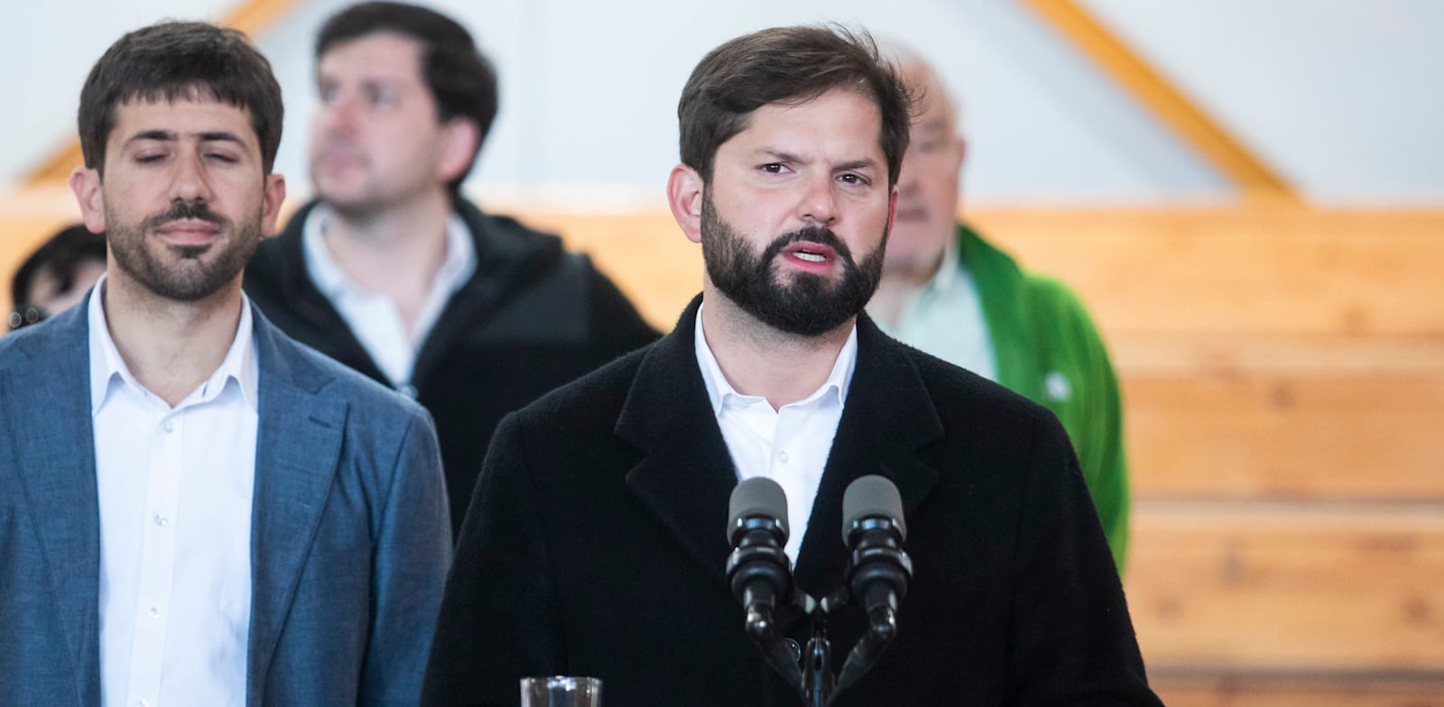 "נשיא צ'ילה, גבריאל בוריץ' / צילום: Associated Press, Andres Poblete"