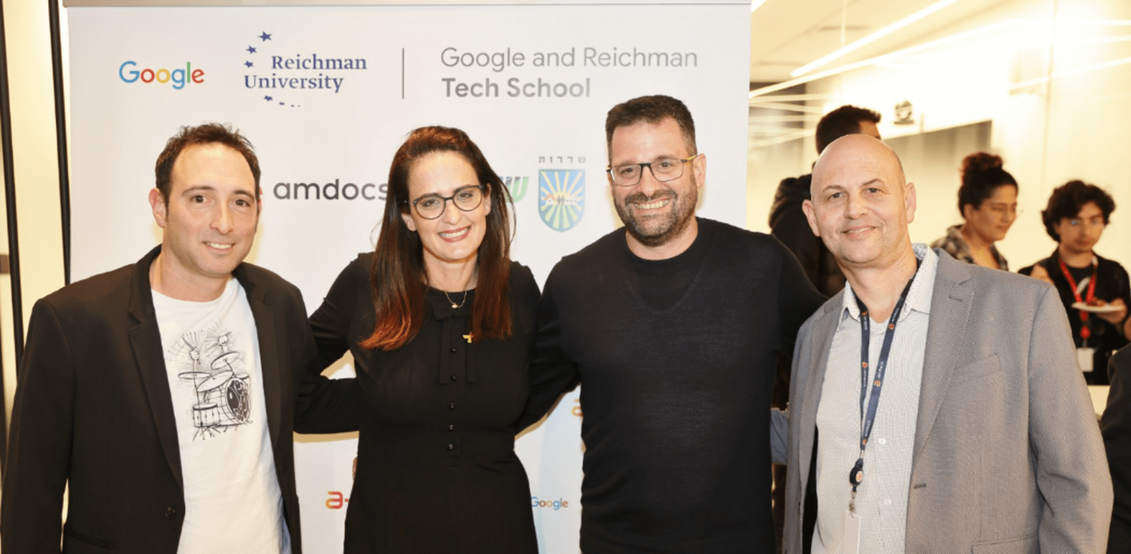 "איתי לבנון, הראל גבעון, גלי שחר אפרת וירון מרקוביץ / צילום: זהר שפירא"