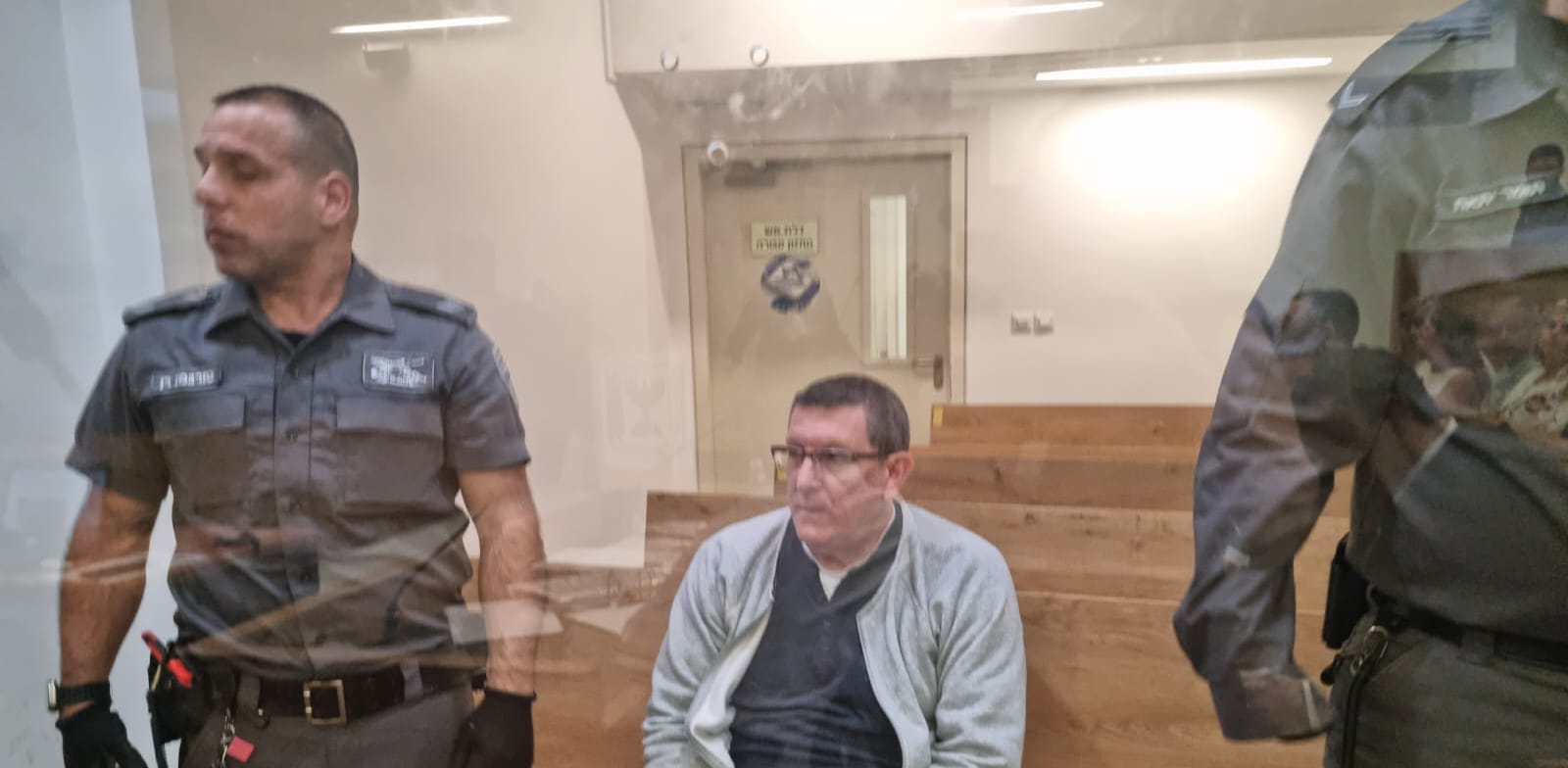 מייק בן ארי בדיון הטיעונים לעונש, מרץ 2024 / צילום: ניצן שפיר