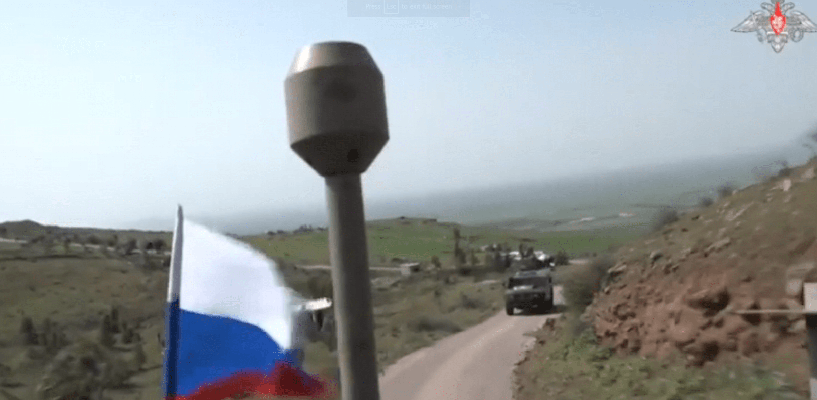 "תיעוד של פעילות כוחות המשטרה הצבאית הרוסית ברמת הגולן / צילום: משרד ההגנה הרוסי"