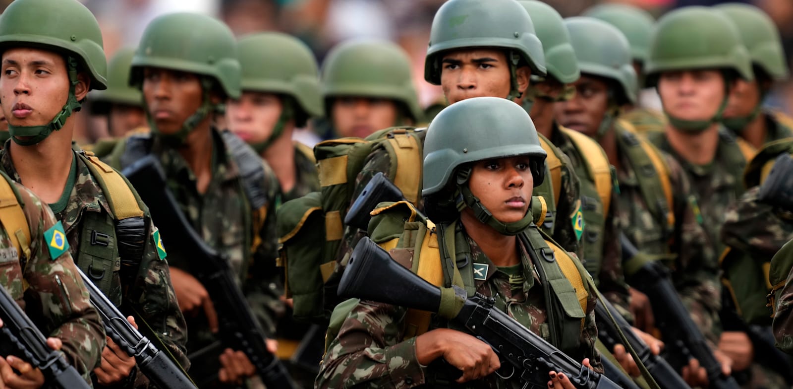 חיילים וחיילות בצבא ברזיל, אפריל 2023 / צילום: ap, Eraldo Peres
