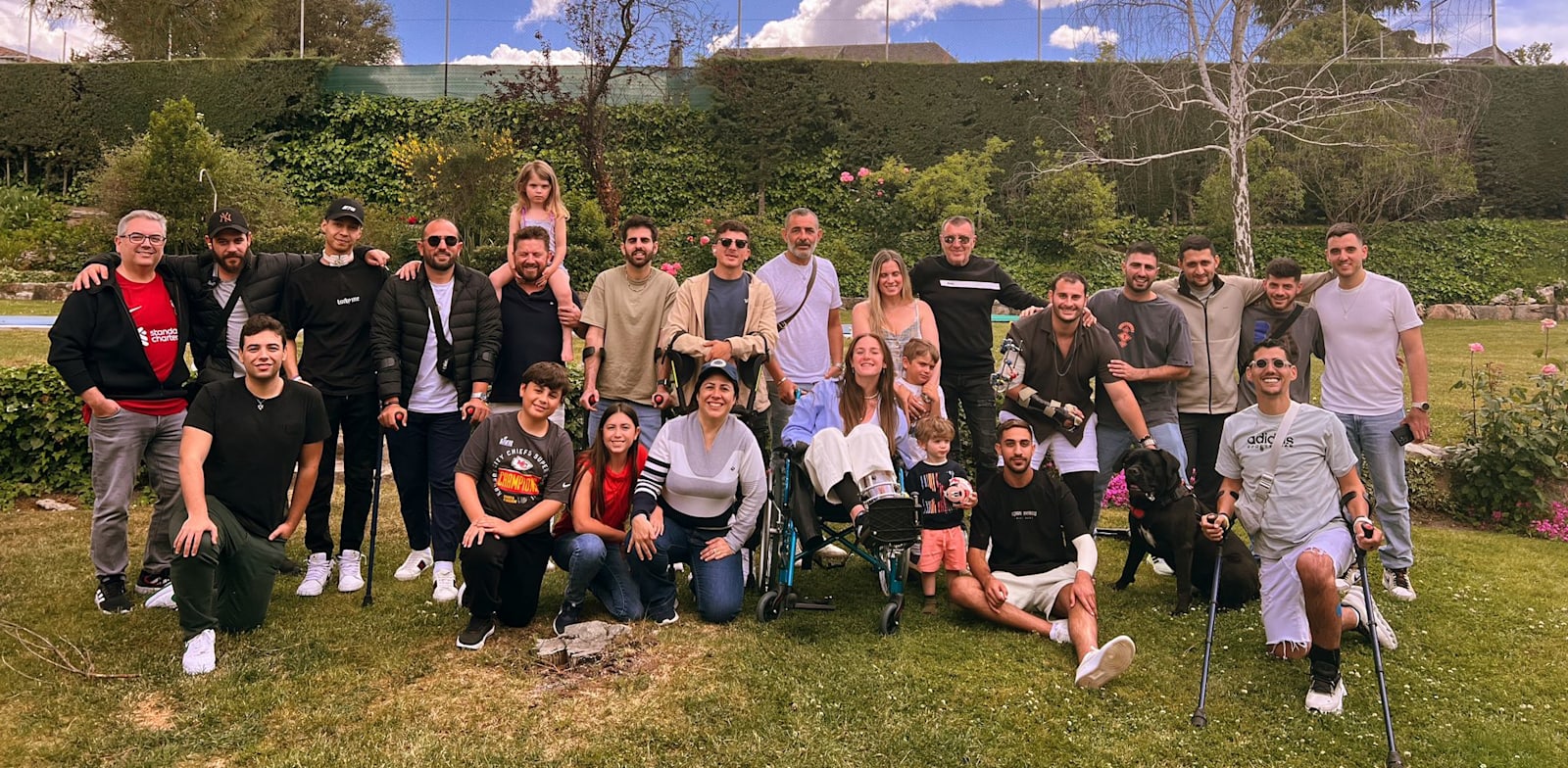 "משלחת פצועי צה''ל למדריד / צילום: קובי סידי"