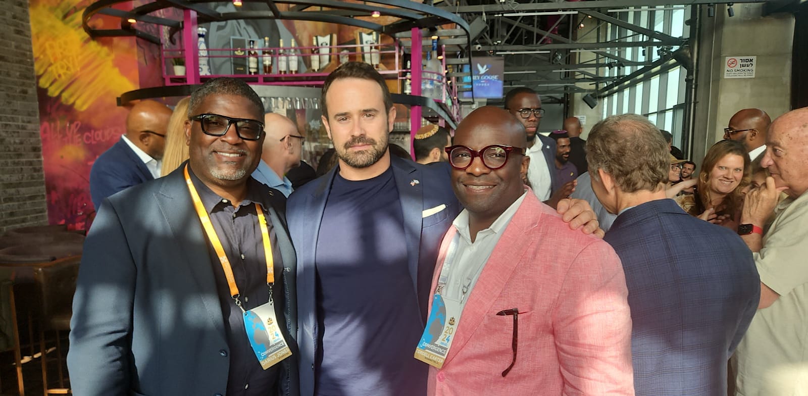 מימין: קורדל קרטר, סשה רויטמן דרטווה ודריוס ג'ונס / צילום: אורי יואלס