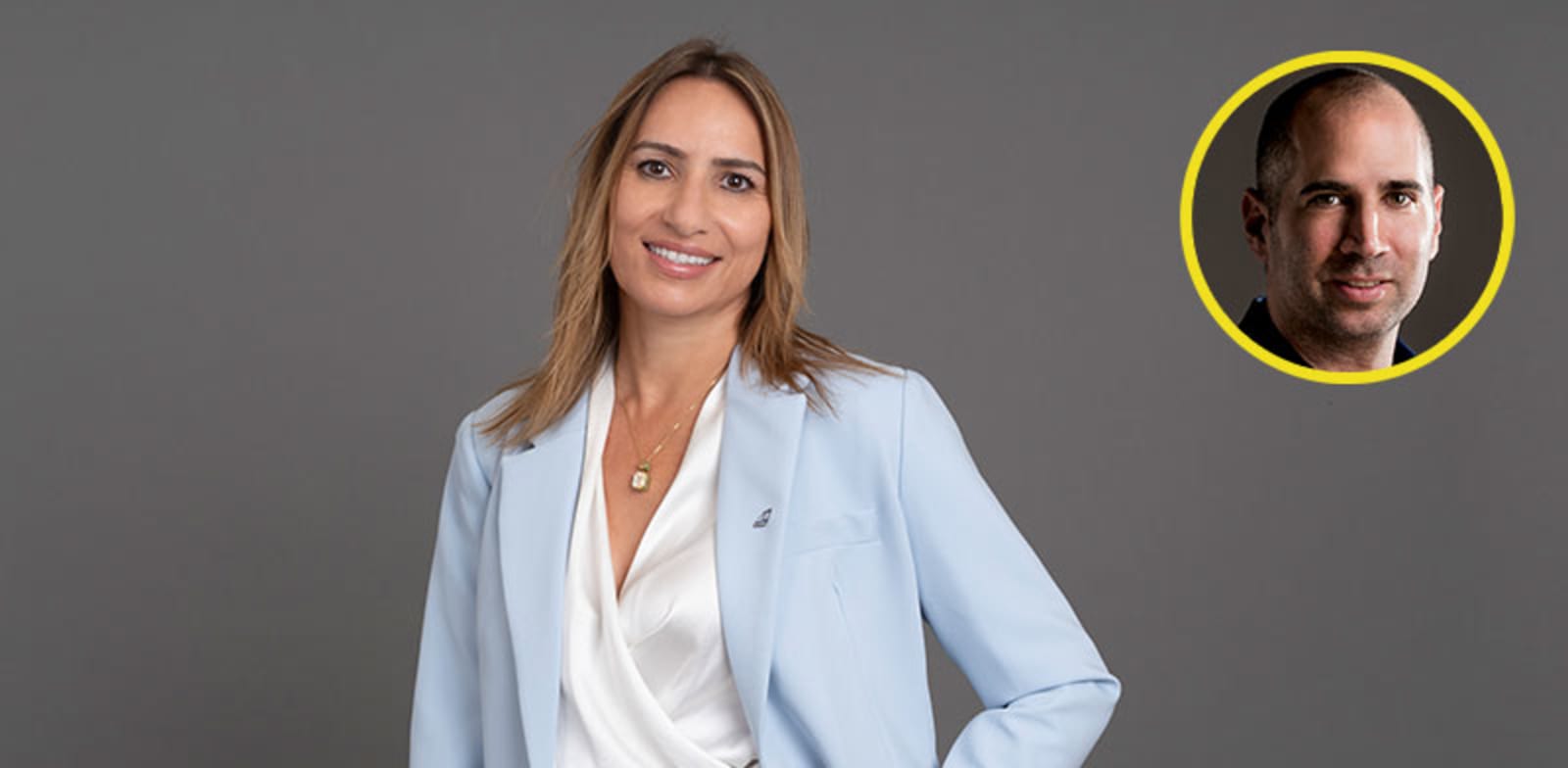 "חצי שעה של השראה. ערן גפן בשיחה עם דינה בן טל גננסיה, מנכ''לית אל על / צילום: גיא כושי ויריב פיין, מנחם רייס"