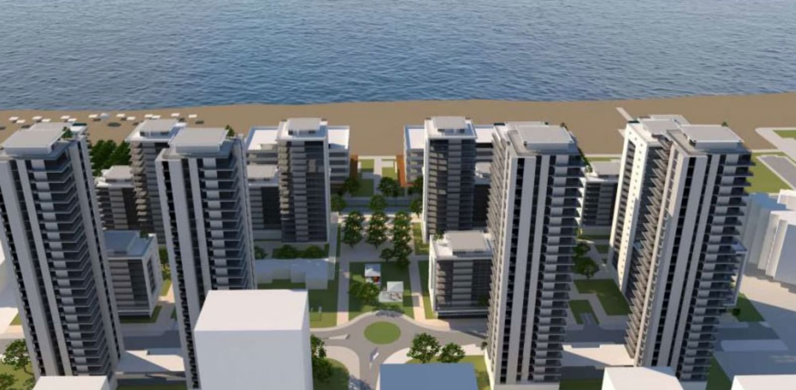 הדמיית התוכנית בקריית ים / הדמיה: עמוס ברנדייס אדריכלות