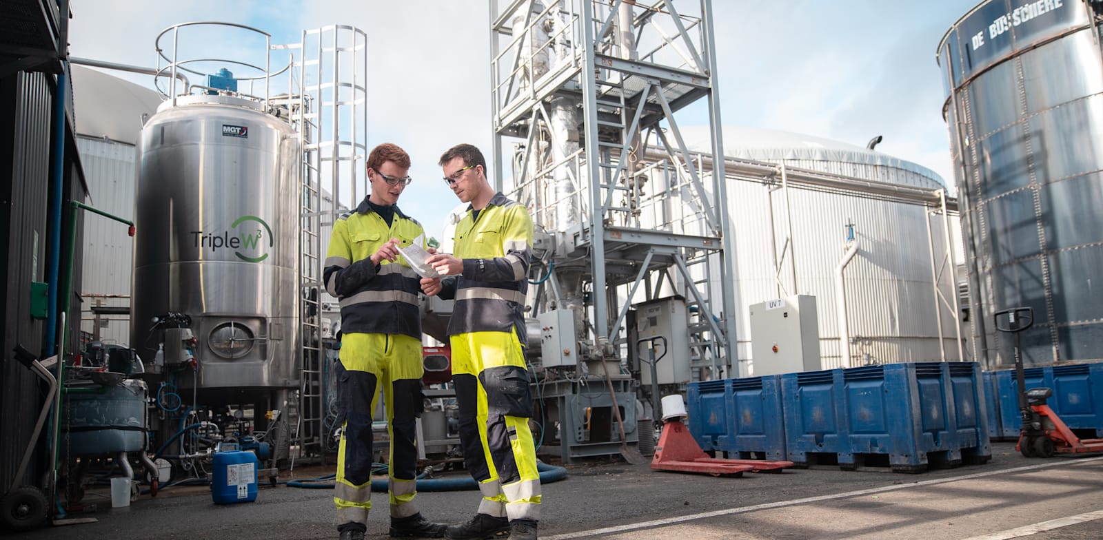 במפעל TripleW / צילום: Wim Cohet