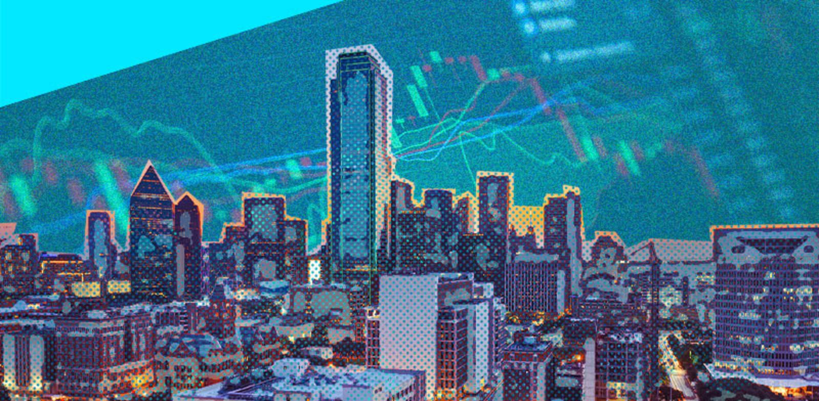 בורסה חדשה הולכת להיפתח בדאלאס טקסס / אילוסטרציה: טלי בוגדנובסקי, צילומים: שאטרסטוק