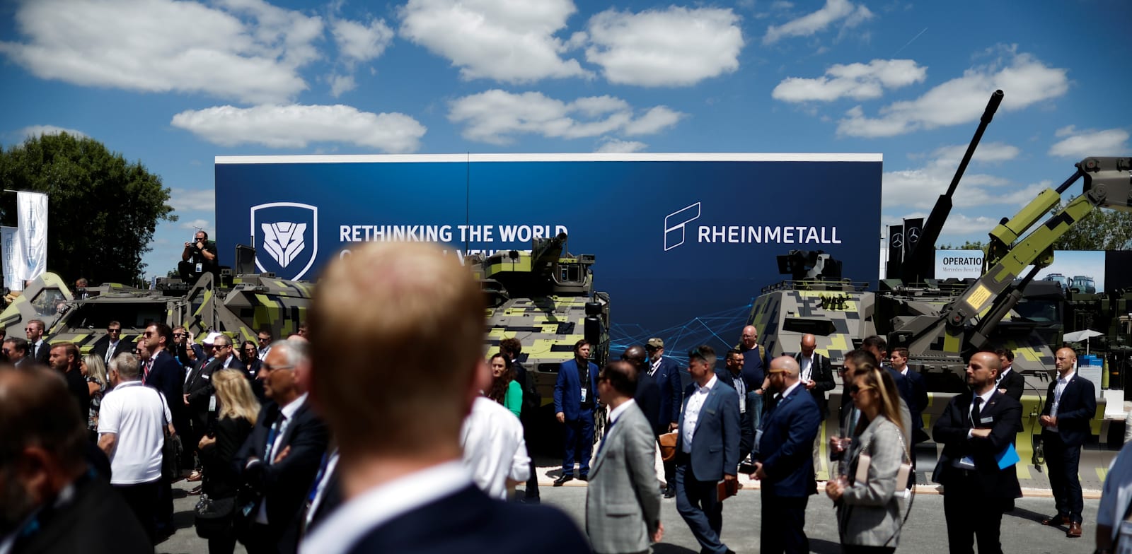 "תערוכת הנשק יורוסאטורי בפריז / צילום: Reuters, BENOIT TESSIER"