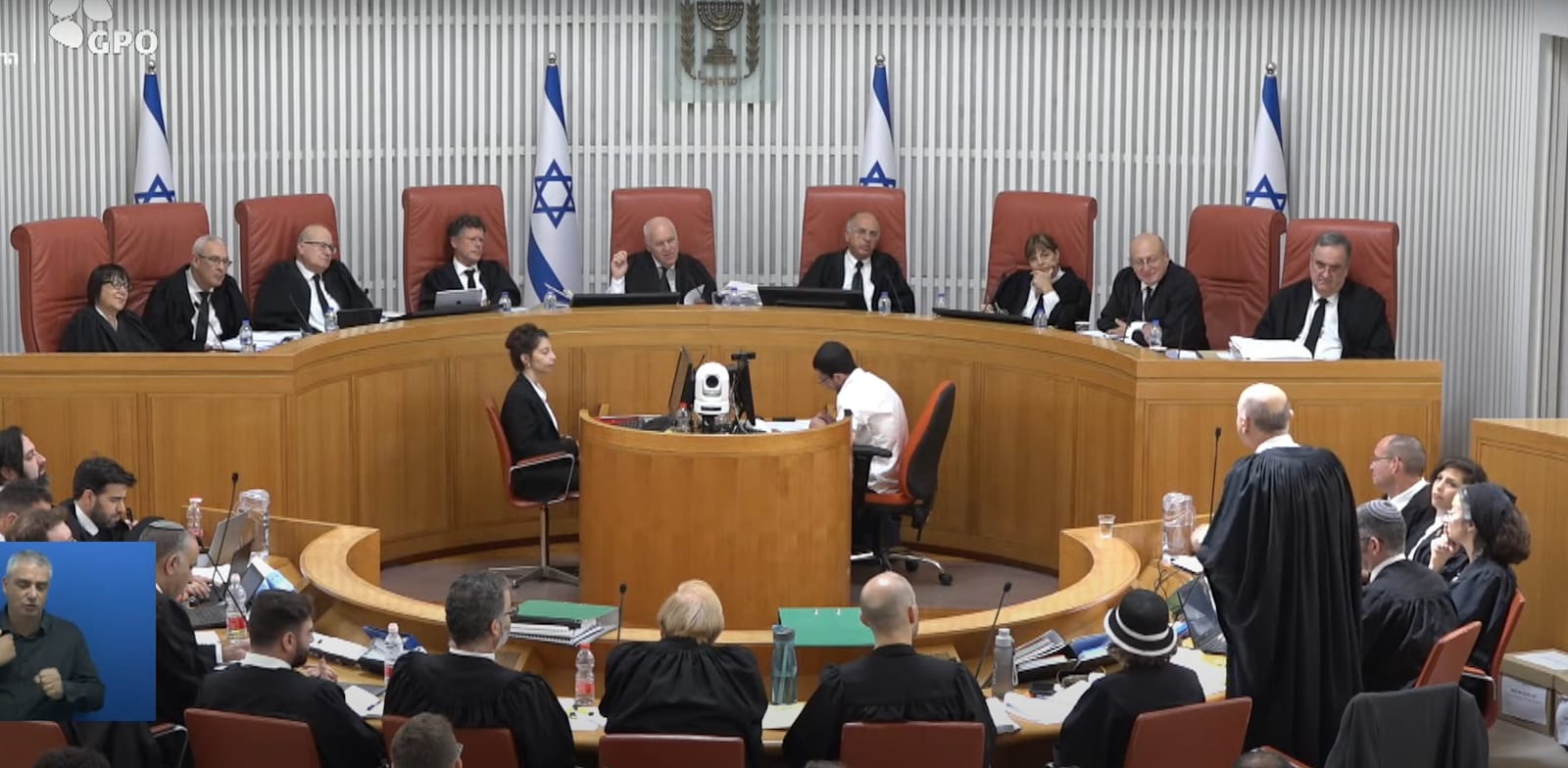 "הדיון בבג''ץ ב''חוק בן גביר'' / צילום: דוברות הרשות השופטת"