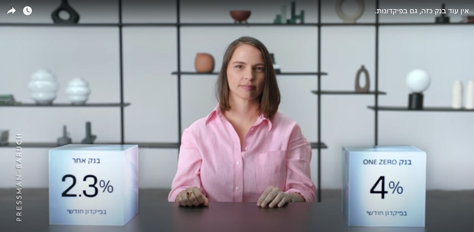 "קמפיין ONE ZERO / צילום: צילום מסך מיוטיוב"