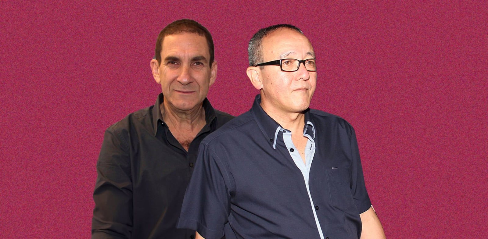 "אליעזר מרום ויפתח רון טל / צילום: יוסי כהן, יוסי וייס"