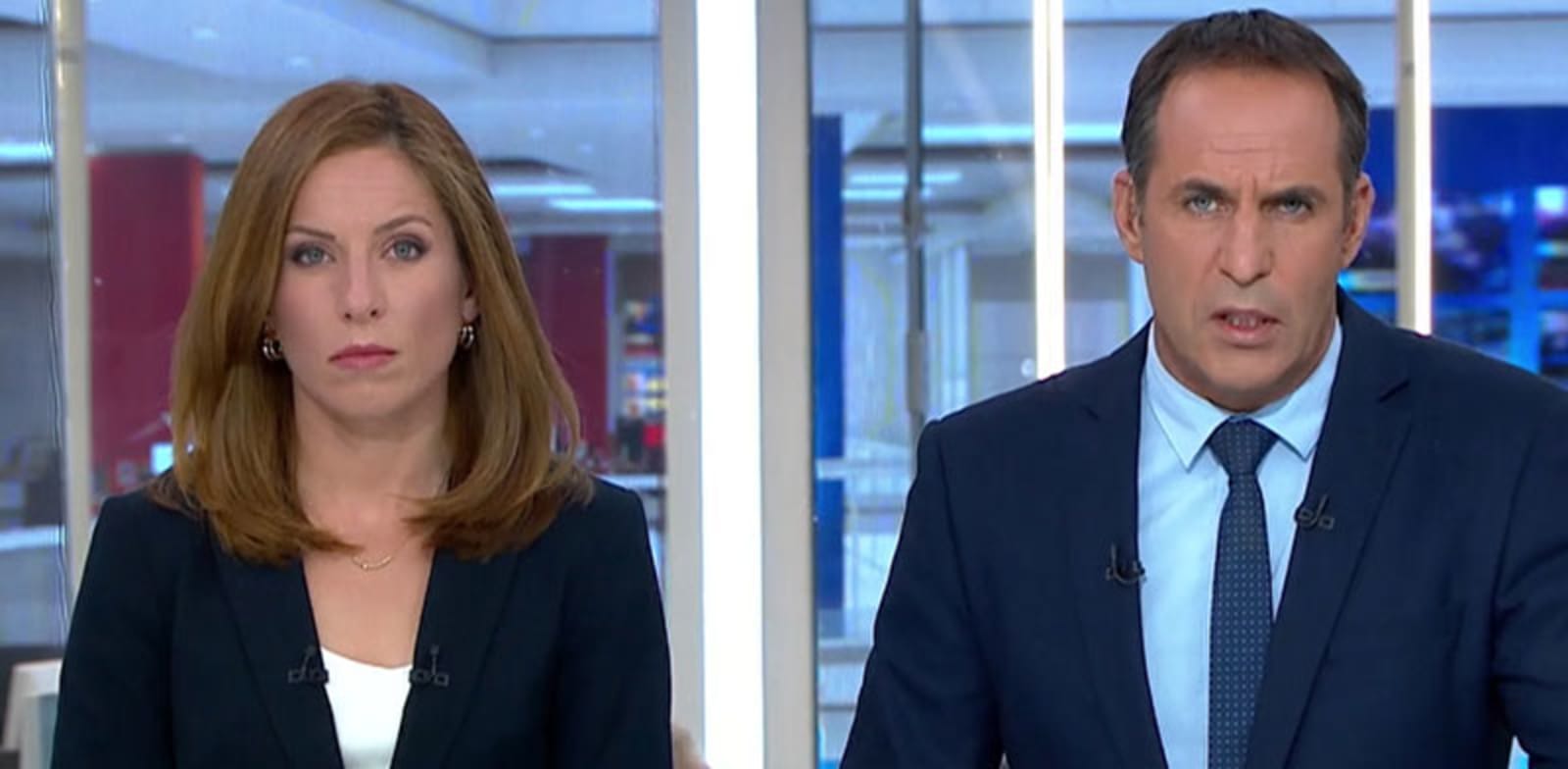 "אודי סגל והילה קורח / צילום: צילום מסך, חדשות 13"