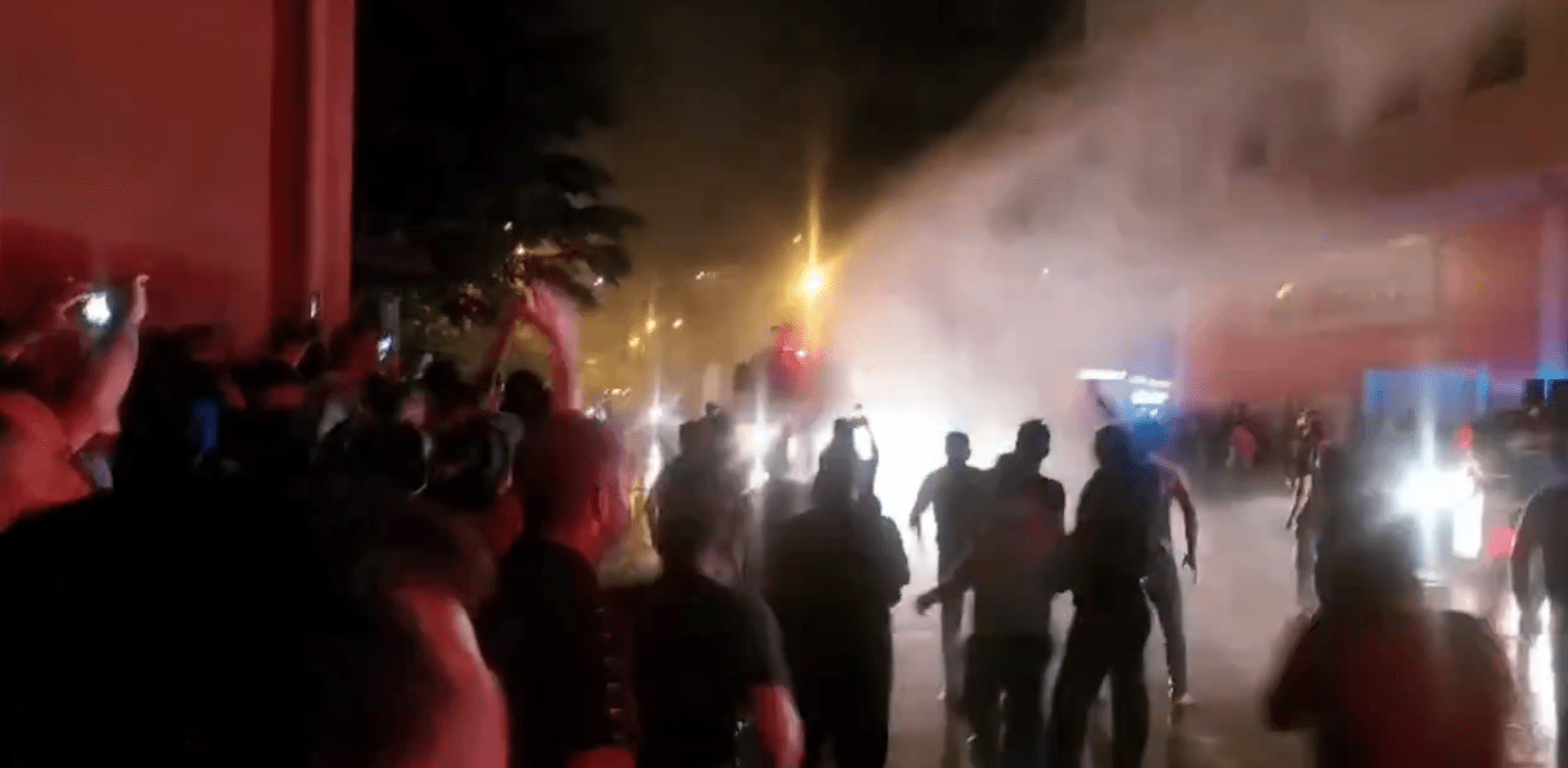 "הפרעות בקייסרי במהלך הלילה (בין ראשון לשני) / צילום: צילום מסך מטוויטר"