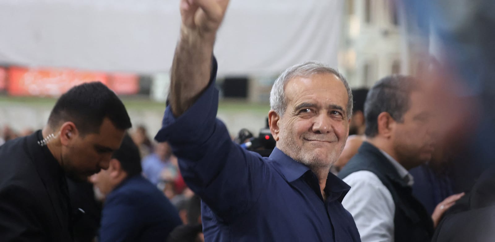 "מסעוד פז'קיאן, הנשיא החדש של הרפובליקה האסלאמית / צילום: Reuters, Majid Asgaripour/WANA"