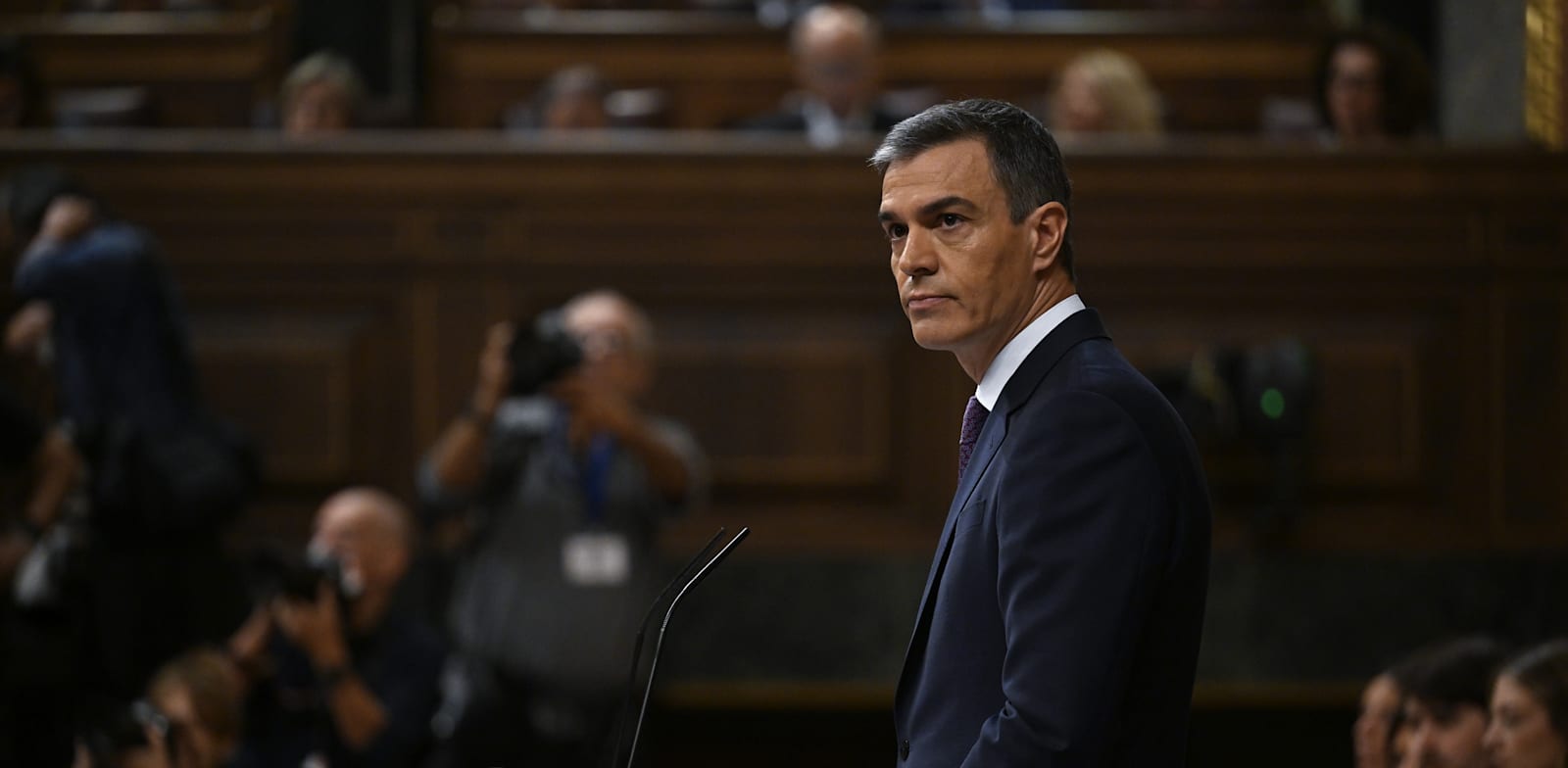 "ראש ממשלת ספרד, פדרו סנצ'ז. הוביל ציר מדינות להכרה במדינה פלסטינית / צילום: Reuters, Burak Akbulut"