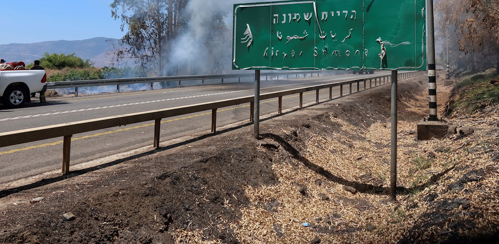 ''המשיכה לתת שירותי קבורה''. קריית שמונה המופגזת / צילום: Reuters, Avi Ohayon