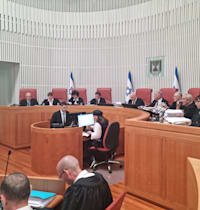 הדיון בבג''ץ על חוק הגיוס, היום (א') / צילום: ניצן שפיר