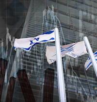 הבורסה בתל אביב \ צילום: שלומי יוסף, עיבוד: טלי בוגדנובסקי