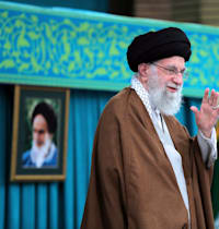 עלי חמינאי, המנהיג העליון של איראן / צילום: ap, Office of the Iranian Supreme Leader