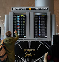 נתב''ג / צילום: ap, Matias Delacroix