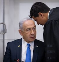עו''ד עמית חדד וראש הממשלה בנימין נתניהו / צילום: מרים אלסטר, פלאש 90