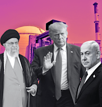 נתניהו, טראמפ, חמינאי / צילום: עמירם גיל, שאטרסטוק