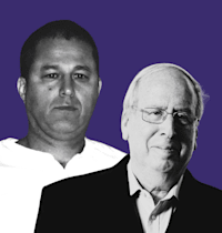 צבי סטפק ואלי ברקת / צילום: איל יצהר, אביב חופי