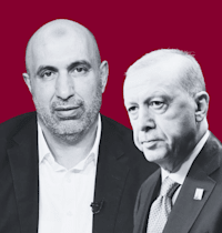 צילום: מימין: רג'פ טאיפ ארדואן, נשיא טורקיה. ''זה לא קורה מתחת לרדאר שלו''. זאהר ג'בארין, החליף את אל־עארורי. היה נוכח בפגישת חמאס בקטאר