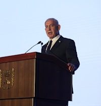 ראש הממשלה בנימין נתניהו בכנס השנתי של אגף החשב הכללי באוצר / צילום: תדמית הפקות