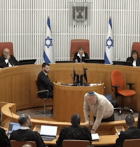 הדיון בבג''ץ על חקירת ההדלפות משדה תימן / צילום: צילום מסך