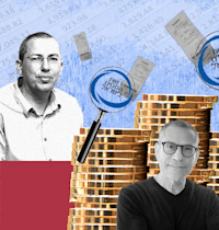 המאבק בהון השחור. מימין: מנהל רשות המסים שי אהרונוביץ' ומנהל רשות המסים לשעבר ערן יעקב / צילום: איל יצהר, שחר עזרן